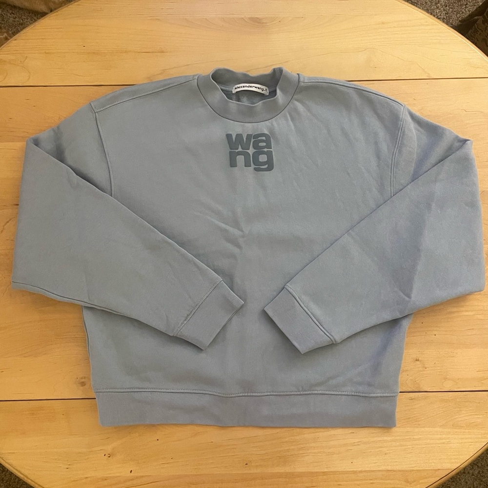 Cropped mock-neck Alexander Wang sweatshirt